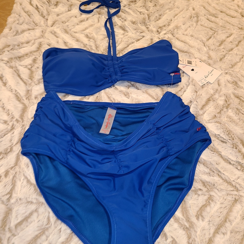 Blue Bikini Set Size 14 - Picture 4 of 8